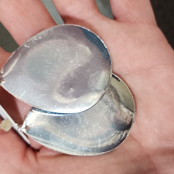 Vintage pear teardrop dangle blue ombre vintage New earrings 6.00 with bundle - Picture 3 of 4